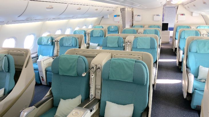 Business and First Class Flights with Korean Airlines