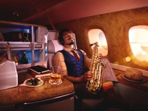 Emirates A380 business class