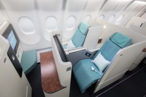 korean air business class stoelen