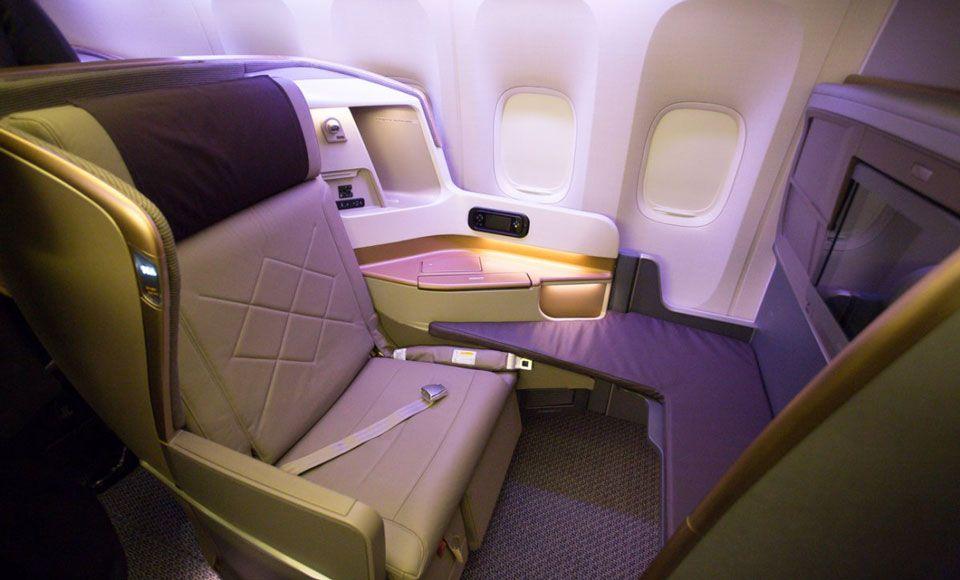 Singapore Airlines Business Class to Frankfurt